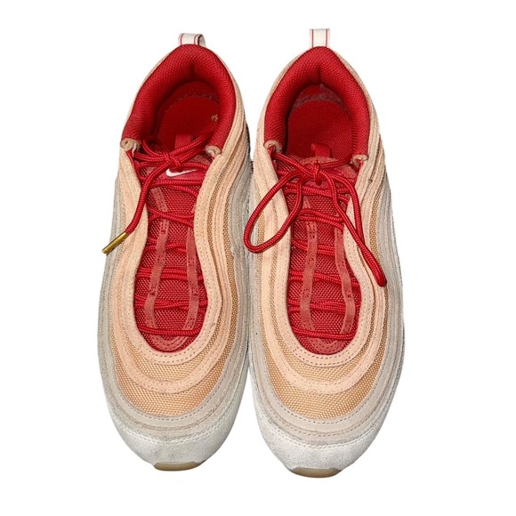 Nike Shoes - NIKE AIRMAX 97 SISTERHOOD CHALK CASHMERE/ORANGE CHALK-RATTAN WMNS 11